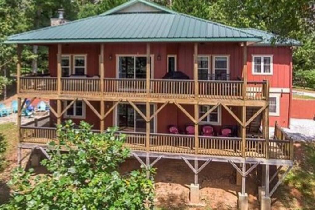Red Rooster Family Cabin W/Hot Tub+Fire Pit+View Franklin Exterior foto