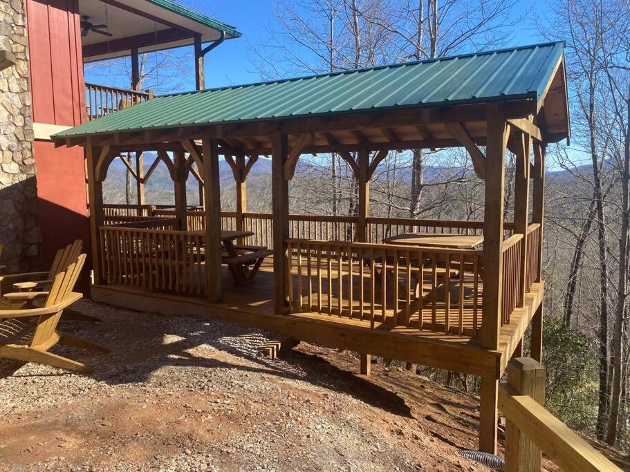 Red Rooster Family Cabin W/Hot Tub+Fire Pit+View Franklin Exterior foto