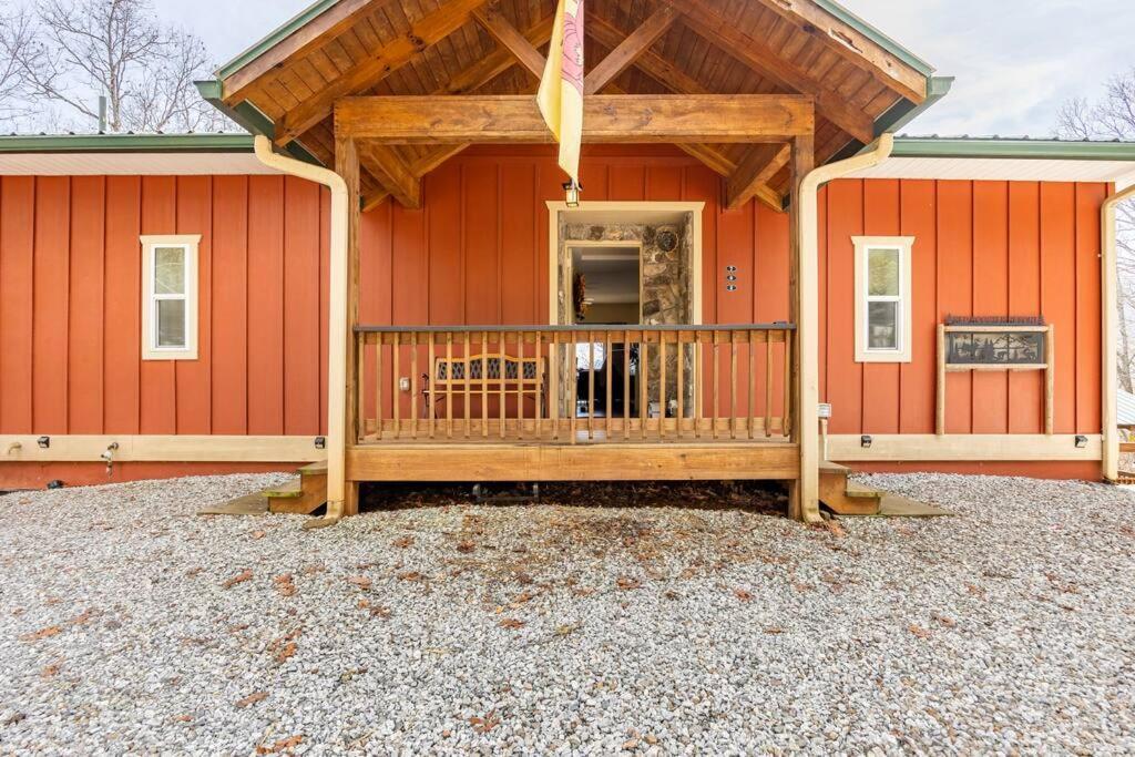 Red Rooster Family Cabin W/Hot Tub+Fire Pit+View Franklin Exterior foto